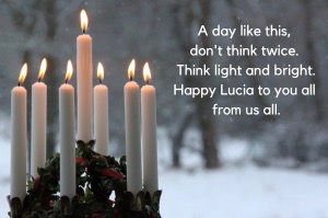 Lots of candle lights and cozy winter
